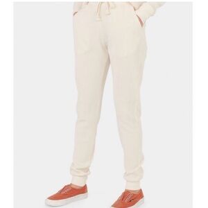 NWT MATE THE LABEL ORGANIC WAFFLE JOGGERS